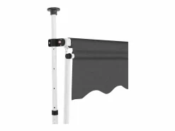 Toldo retráctil de funcionamiento manual antracita 150 cm ES823293^ Clearance