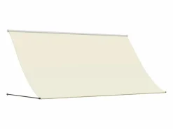 Marquesina|Toldo retráctil de tela y acero 300x150 cm ES469472
