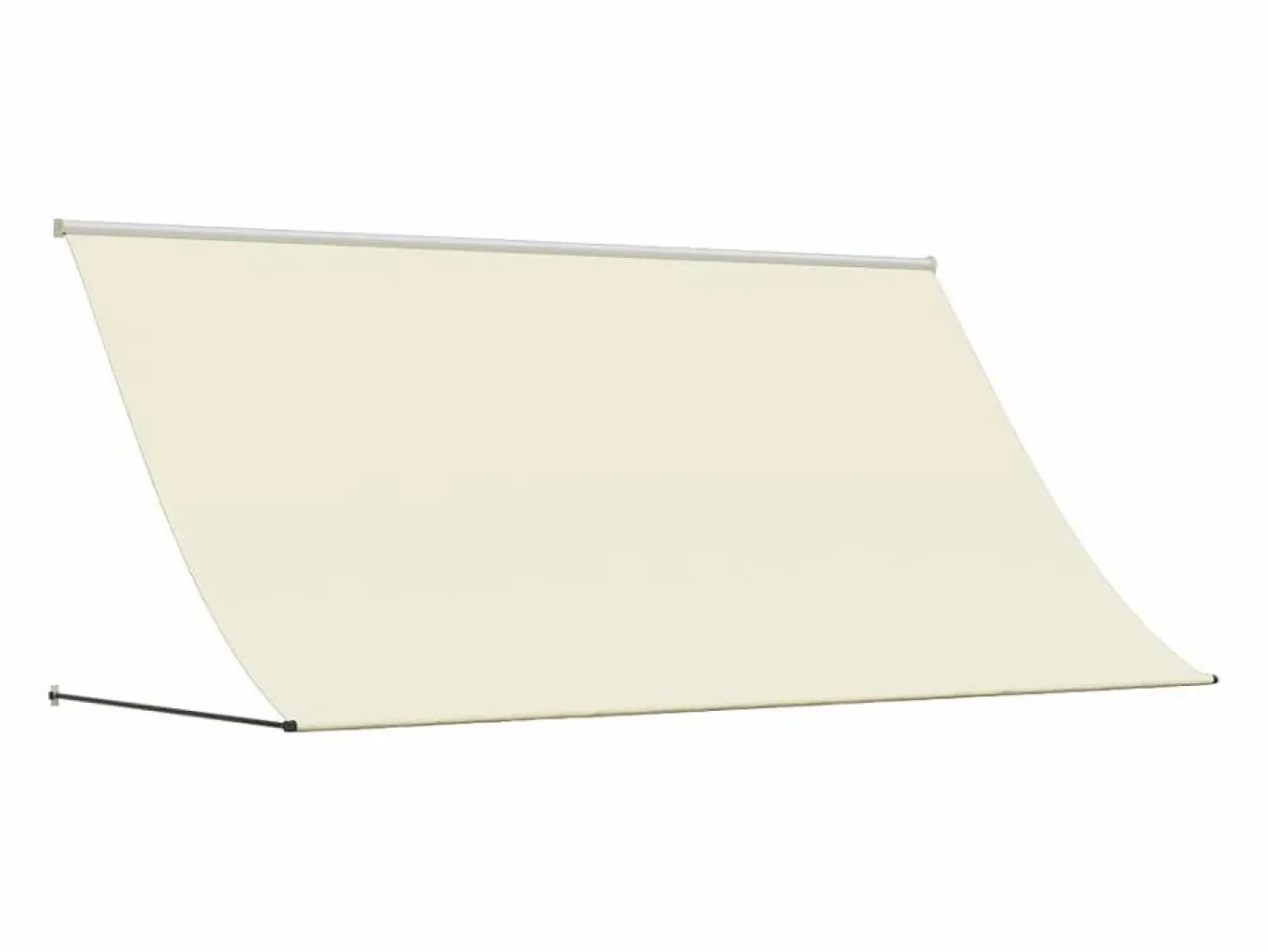 Marquesina|Toldo retráctil de tela y acero 300x150 cm ES469472