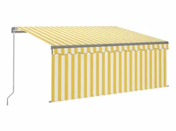 Toldo retráctil manual con persiana y blanco 3x2,5 m ES954805^ Clearance