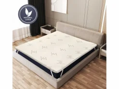 Topper de Látex Natural 160x200 | Bambú transpirable, desenfundable^The White Stone Clearance