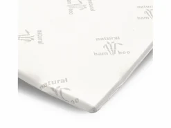 The White Stone Sobrecolchón|Topper de Látex Natural 135x190 | Bambú transpirable, desenfundable