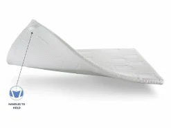 Dormissimo Sobrecolchón|Topper 150x190 MOON Altura 5 cm espuma HR Transpirable y adaptable