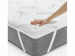 PIKOLIN Sobrecolchón|Topper 200x200cm| HOME| Visco+Fibra| Confort Ergonómico