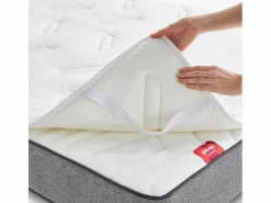 PIKOLIN Sobrecolchón|Topper 200x200cm| HOME| Visco+Fibra| Confort Ergonómico