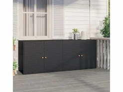 Torgnyr Armario de jardín 198x55,5x80 cm Ratán sintético^Garden Furniture Sale