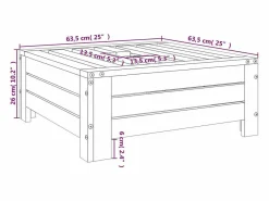 Garden Furniture Sombrilla|Torvin Cubierta para base de sombrilla madera maciza abeto Douglas