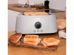 Tostador Cecotec ClassicToast 15000 Extra Double 1500W 4 rebanadas pantalla digital Beige Online