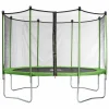 Habitat et jardin Cama Elástica|Trampolin / Cama elástica "Yoopi" - Ø 4.25 m - con red + escalera + cubierta de protección + kit de anclaje