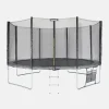 Sweeek Cama Elástica|Trampolín con pack de accesorios de 430cm gris