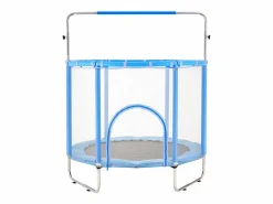 Trampolín SucceBuy, Trampolín Mini de 140 cm para Niños, para Bebés con Red para Uso Interior y Exterior^ New