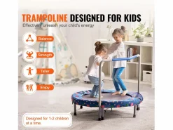 Trampolín SucceBuy Trampolín para Niños de 91,5 cm, Mini Trampolín Plegable para Uso en Interiores y Exteriores. New