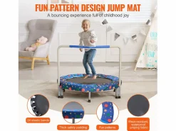 Trampolín SucceBuy Trampolín para Niños de 91,5 cm, Mini Trampolín Plegable para Uso en Interiores y Exteriores. New