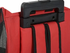 PawHut Transportín carrito para mascotas 42x25x55 cm Rojo Online