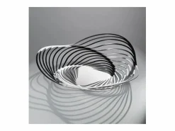 Alessi TRINITY, Centro de mesa en acero cromado, Plateado Online