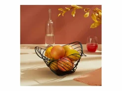Alessi TRINITY, Cuenco para cítricos de metal , Negro Discount