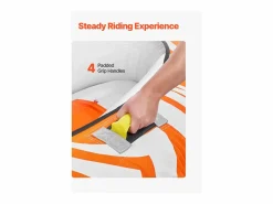 Deportes Náuticos|Tubo Remolcable, SucceBuy Flotadores Remolcables para Navegación, Flotadores Remolcables Inflables para 2 Personas con 2 Cabinas