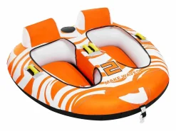 Deportes Náuticos|Tubo Remolcable, SucceBuy Flotadores Remolcables para Navegación, Flotadores Remolcables Inflables para 2 Personas con 2 Cabinas