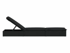 Tumbona 1 ud con cojín ratán sintético 201x55x62 cm^vidaxl Outlet