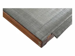 Tumbona de madera y textileno blanco NAARI^Concept-Usine Outlet