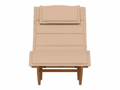 Tumbona mecedora con cojín de madera maciza de acacia^vidaxl Discount