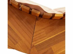Tumbona mecedora con cojín de madera maciza de acacia^vidaxl Discount