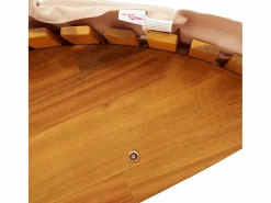 Tumbona mecedora con cojín de madera maciza de acacia^vidaxl Discount