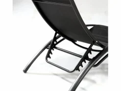 Tumbona negra regulable y apilable de 2 plazas LIMEA^Concept-Usine Best