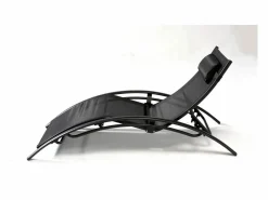 Tumbona negra regulable y apilable de 2 plazas LIMEA^Concept-Usine Best