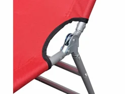 Tumbona|Tumbona plegable de acero con recubrimiento polvo ES82210
