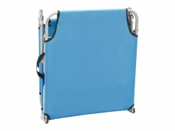 Tumbona plegable de acero y tela turquesa ES612667 Azul Best