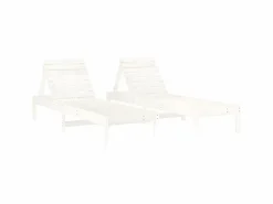 Tumbona|Tumbonas 2 unidades madera maciza de pino 199,5x60x74 cm ES67093