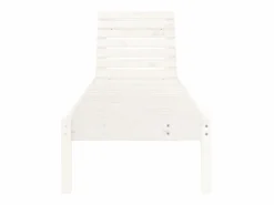 Tumbona|Tumbonas 2 unidades madera maciza de pino 199,5x60x74 cm ES67093
