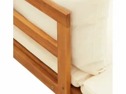 Tumbonas con cojines 2 unidades madera de acacia^vidaxl Online