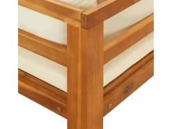 Tumbonas con cojines 2 unidades madera de acacia^vidaxl Online