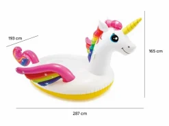 Unicornio hinchable Intex con asas 287 cm Multicolor Clearance