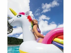 Unicornio hinchable Intex con asas 287 cm Multicolor Clearance