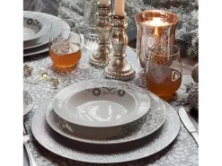 Vajilla|Vajilla|Vajilla 18 Piezas Frost Porcelana Gris