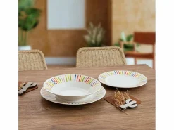 Vajilla California Quid 18 piezas 6 servicios porcelana^ Hot