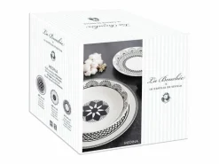Luminarc Vajilla|Vajilla|Vajilla Medina La Bouchée 18 piezas 6 servicios porcelana blanco/