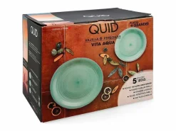 Vajilla Vita Aqua Quid 18 piezas gres Azul Sale
