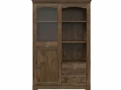 Petits-Meubles Vitrina Para Vajilla|Vajillero 1 puerta 2 cajones Noé Madera