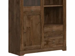 Petits-Meubles Vitrina Para Vajilla|Vajillero 1 puerta 2 cajones Noé Madera