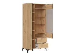 Petits-Meubles Vitrina Para Vajilla|Vajillero 2 puertas 2 cajones Mao Madera
