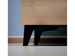 Petits-Meubles Vitrina Para Vajilla|Vajillero 2 puertas con LED Ruben Madera