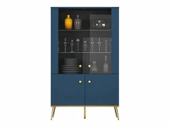 Petits-Meubles Vajillero 4 puertas Thalia Azul Clearance