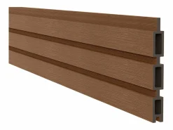 EXPERTLAND Valla Alt. 148 cm kit 9 tablones + 1 poste antracita - PALIZO Gris antracita / Color natural oscuro
