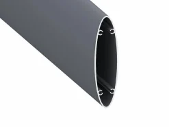 EXPERTLAND Valla de aluminio con lamas - H80 x L173 cm - - BAROMA Gris antracita Outlet