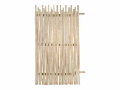EXPERTLAND Valla de madera de teca Ancho 100 x Alt. 180 cm - EDANA Color natural claro Online