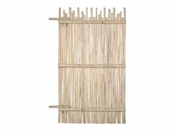 EXPERTLAND Valla de madera de teca Ancho 100 x Alt. 180 cm - EDANA Color natural claro Online
